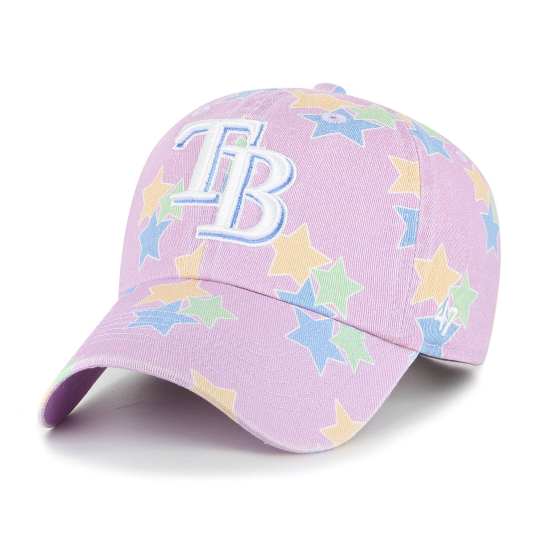 Rays Kids '47 Brand Purple Stars TB Clean up Adjustable Hat - The Bay Republic | Team Store of the Tampa Bay Rays & Rowdies