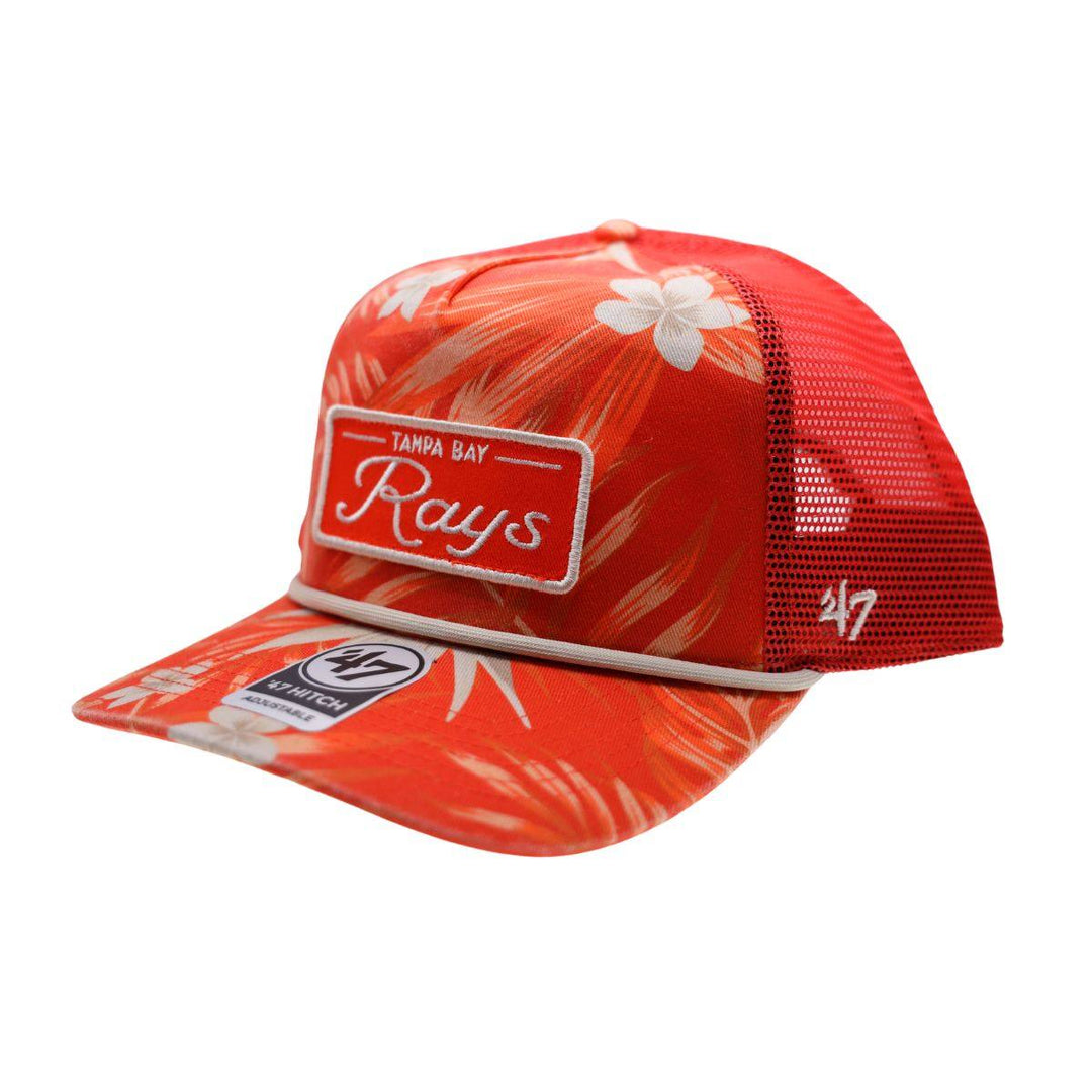 Rays Men's '47 Brand Tropical Orange Hitch Adjustable Hat - The Bay Republic | Team Store of the Tampa Bay Rays & Rowdies
