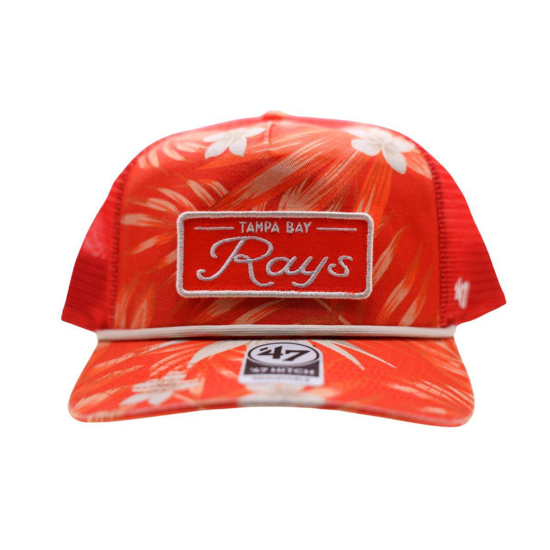 Rays Men's '47 Brand Tropical Orange Hitch Adjustable Hat - The Bay Republic | Team Store of the Tampa Bay Rays & Rowdies