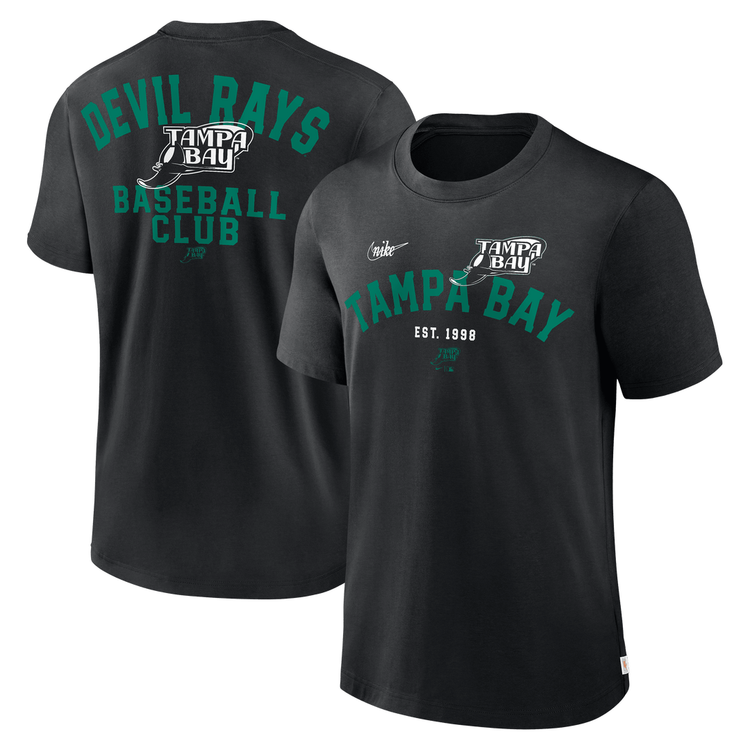 RAYS MEN'S BLACK DEVIL RAYS REWIND NIKE T-SHIRT - The Bay Republic | Team Store of the Tampa Bay Rays & Rowdies
