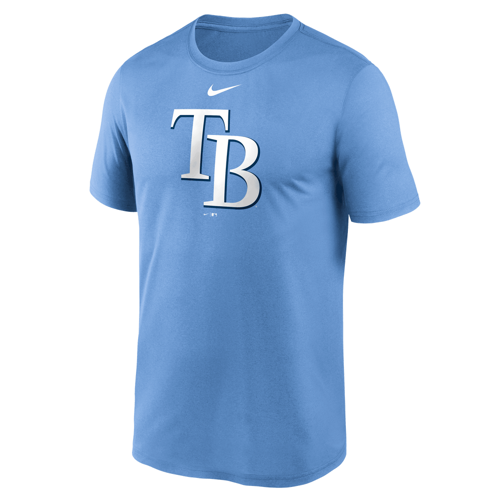 RAYS MEN'S COLUMBIA BLUE LEGEND TB NIKE DRI FIT T-SHIRT - The Bay Republic | Team Store of the Tampa Bay Rays & Rowdies