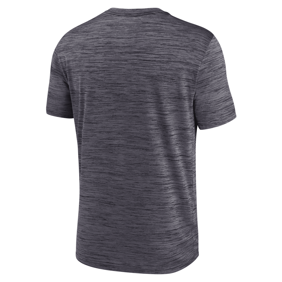 RAYS MEN'S HEATHER BLACK NIKE DRI FIT REFLECTIVE VELOCITY T-SHIRT - The Bay Republic | Team Store of the Tampa Bay Rays & Rowdies
