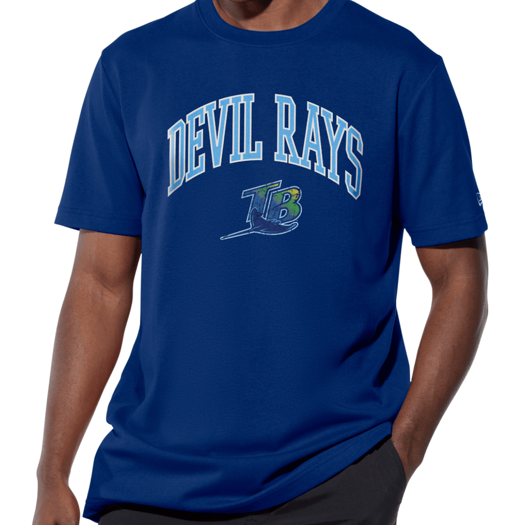 Rays Men's New Era Batting Practice Devil Rays Coop T-Shirt - The Bay Republic | Team Store of the Tampa Bay Rays & Rowdies