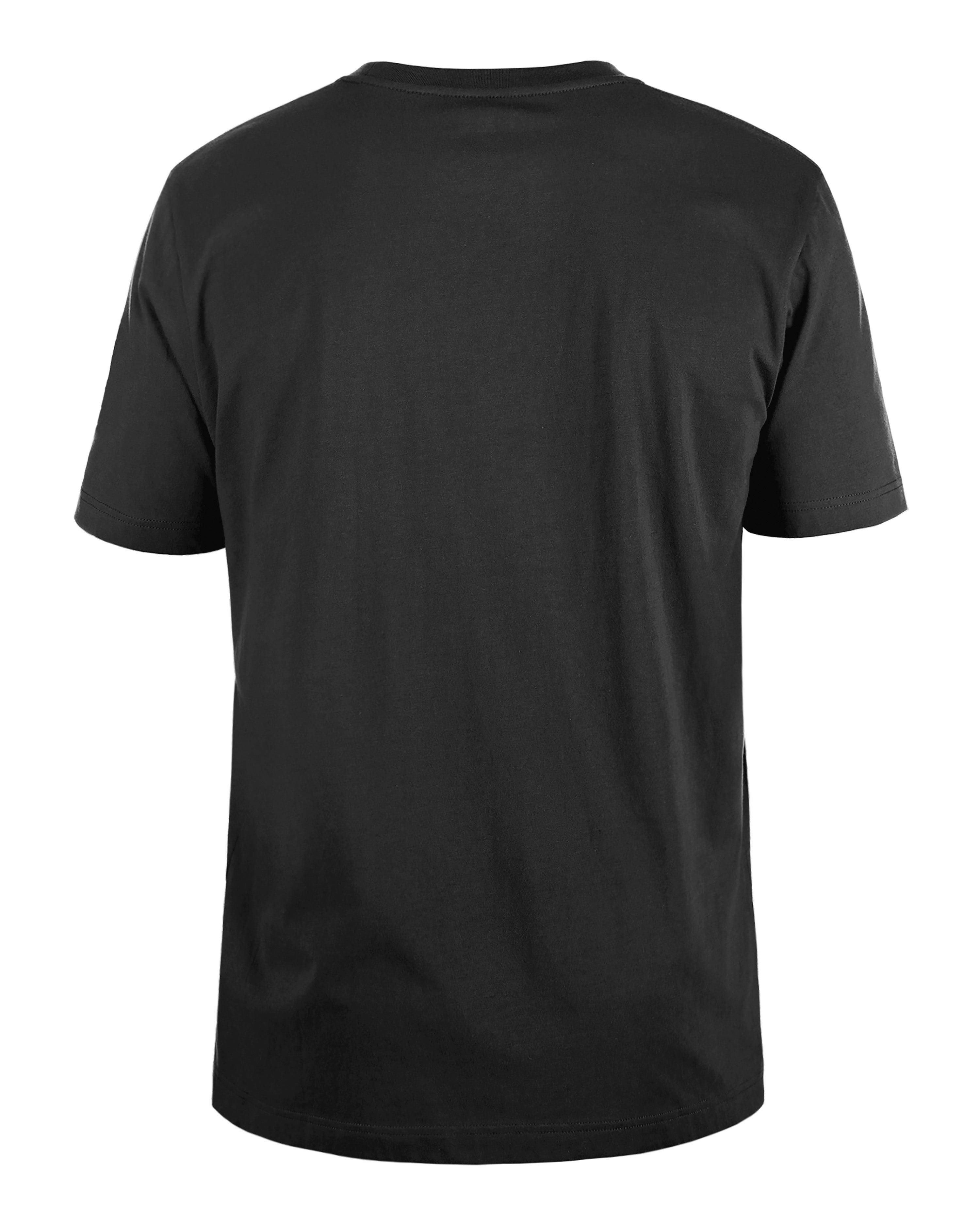 Rays Men's New Era Black City Connect Flames Wordmark T-Shirt