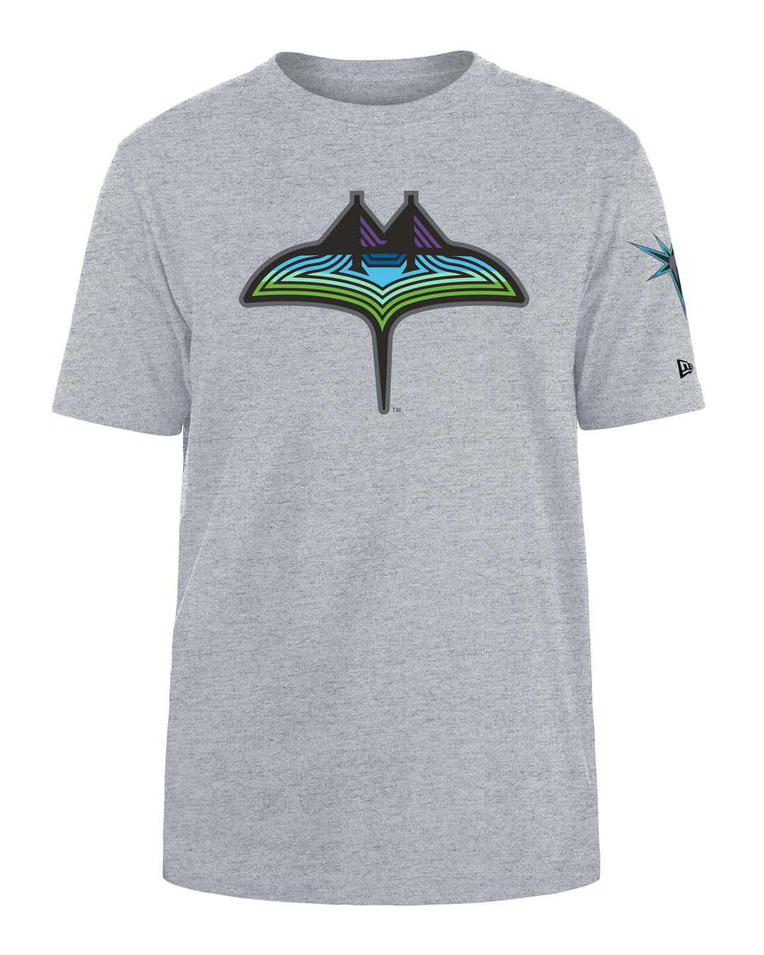 Rays Men's New Era Grey City Connect SkyRay T-Shirt - The Bay Republic | Team Store of the Tampa Bay Rays & Rowdies