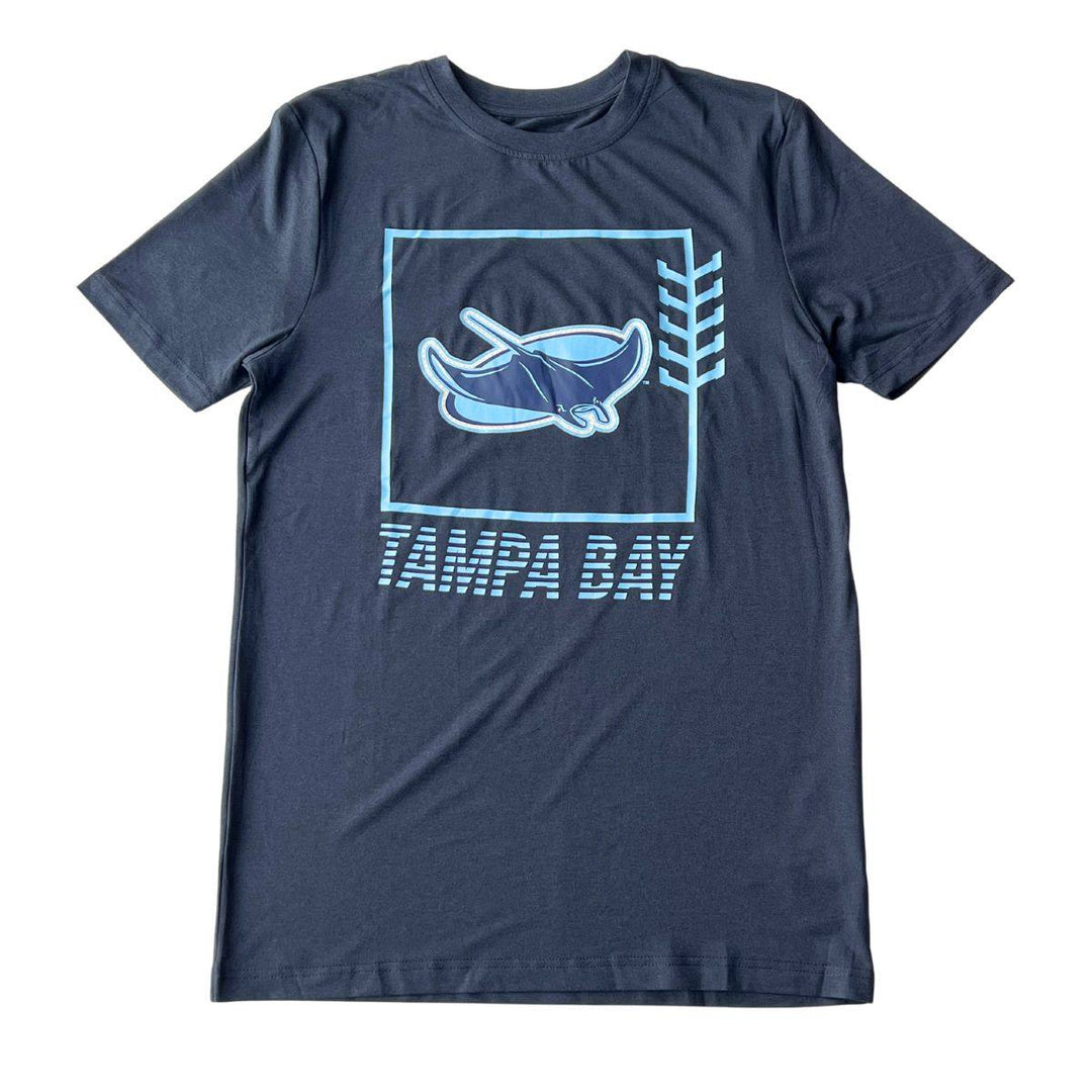 Rays Men's New Era Navy Club Alt T-Shirt - The Bay Republic | Team Store of the Tampa Bay Rays & Rowdies