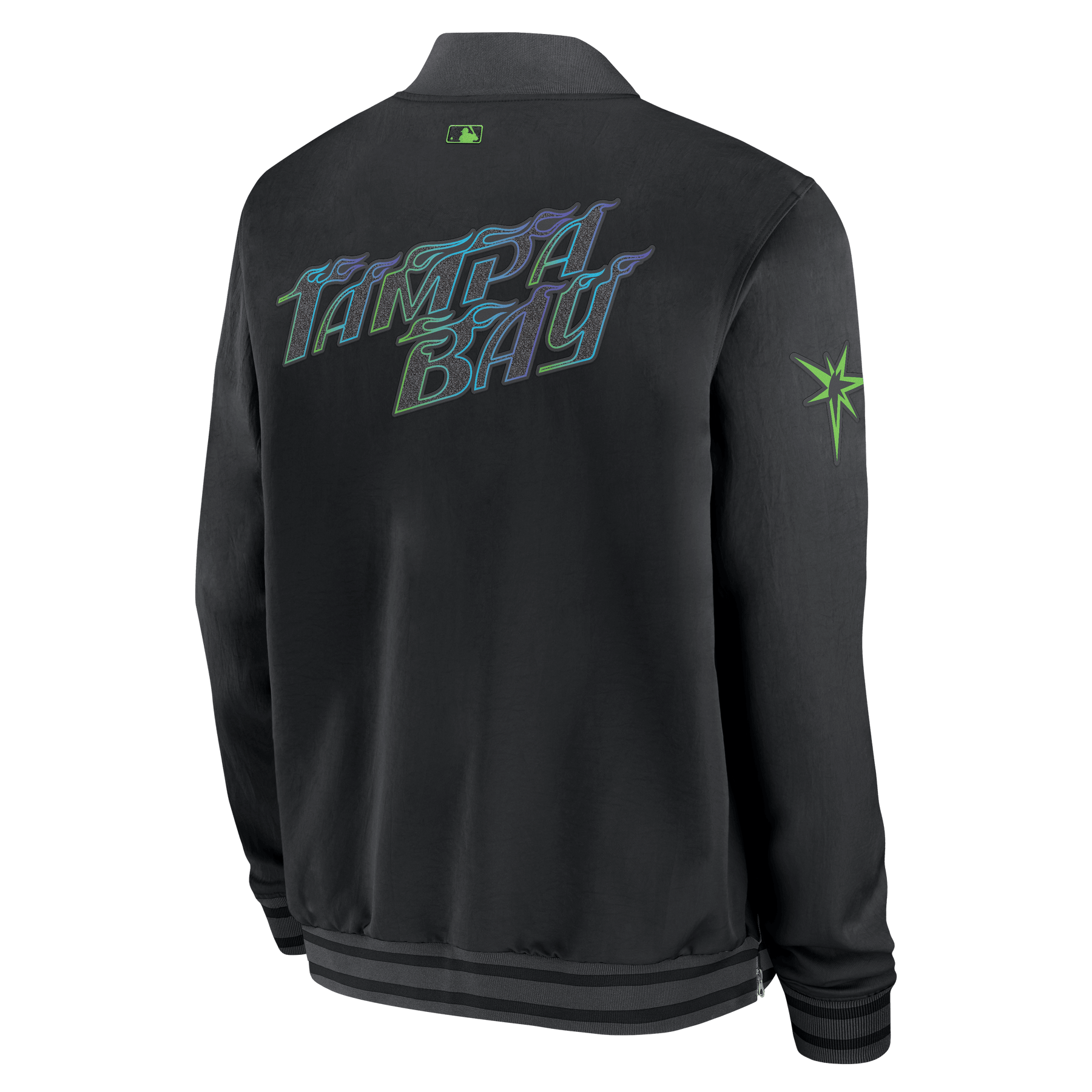 Tampa Rays Jacket Tampa Bay Rays Men's Nike Black City Connect Bomber Jacket | The Bay ...