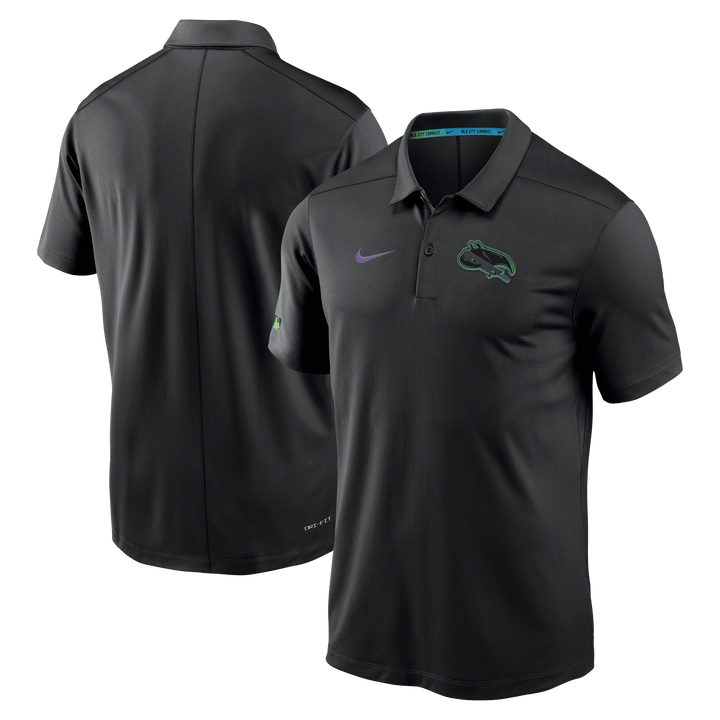 Rays Men's Nike Black City Connect Skateboard Logo Polo Shirt - The Bay Republic | Team Store of the Tampa Bay Rays & Rowdies