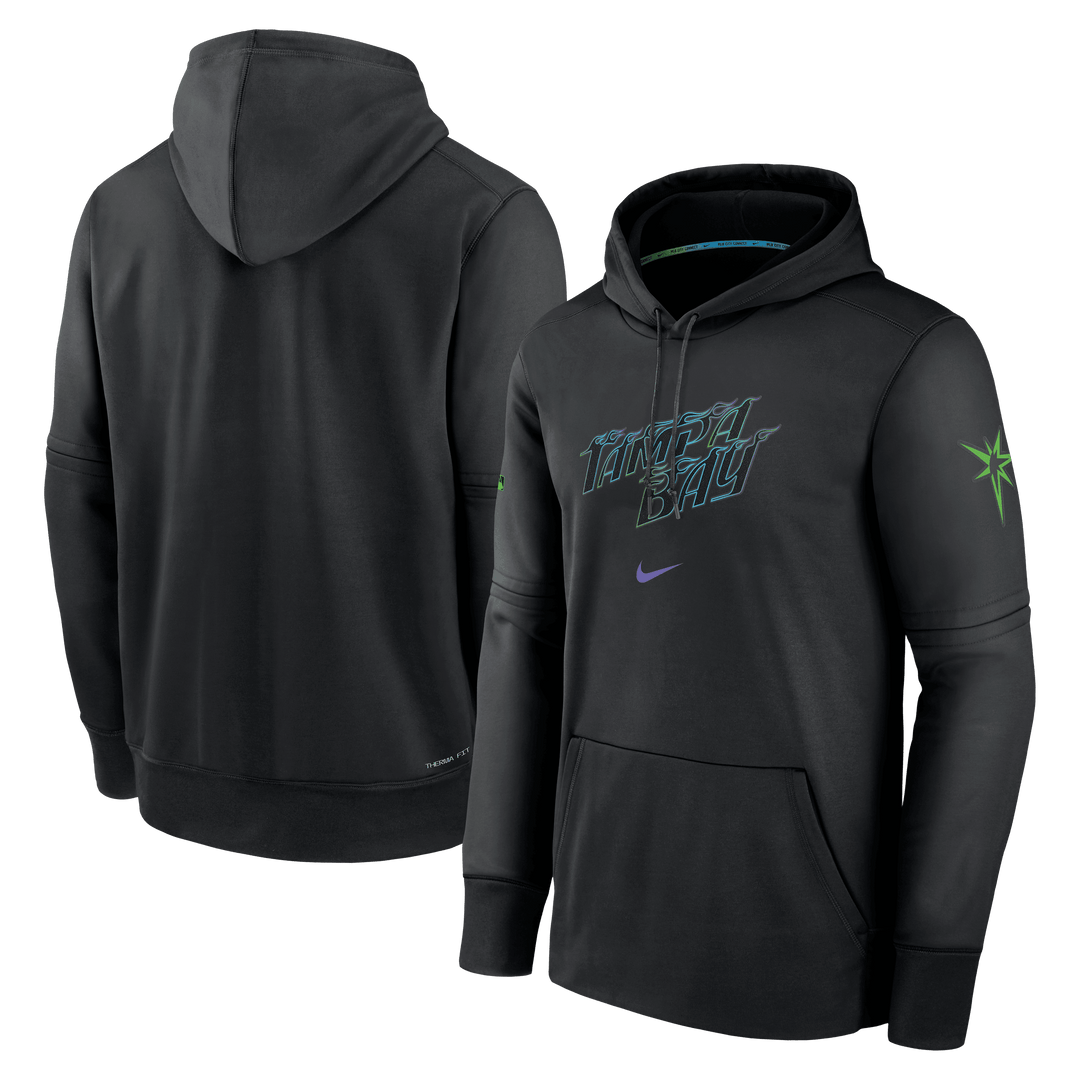 Men's nike black army black knights rivalry lion therma pullover hoodie discount