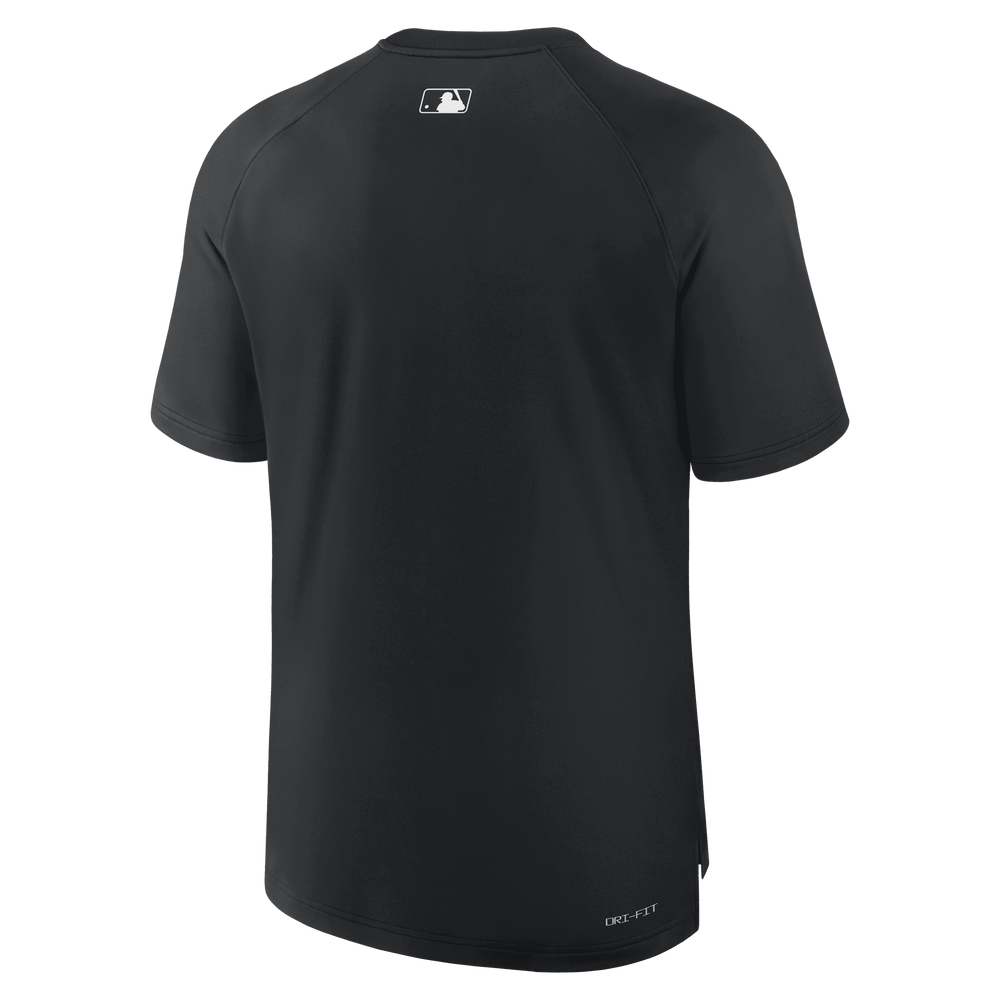 Rays Men's Nike Black Devil Rays Alt Pregame Authentic Collection Pullover Shirt - The Bay Republic | Team Store of the Tampa Bay Rays & Rowdies