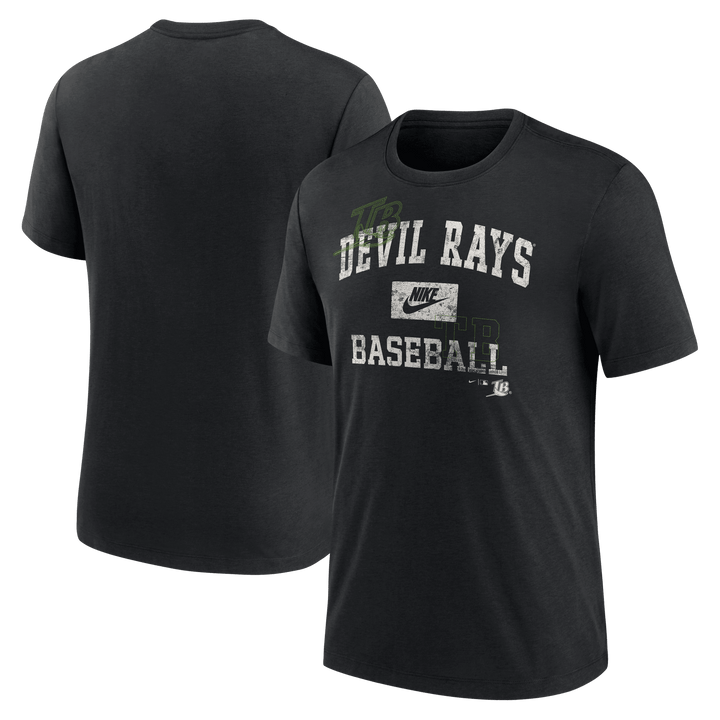 Rays Men's Nike Black Devil Rays Baseball T-Shirt - The Bay Republic | Team Store of the Tampa Bay Rays & Rowdies