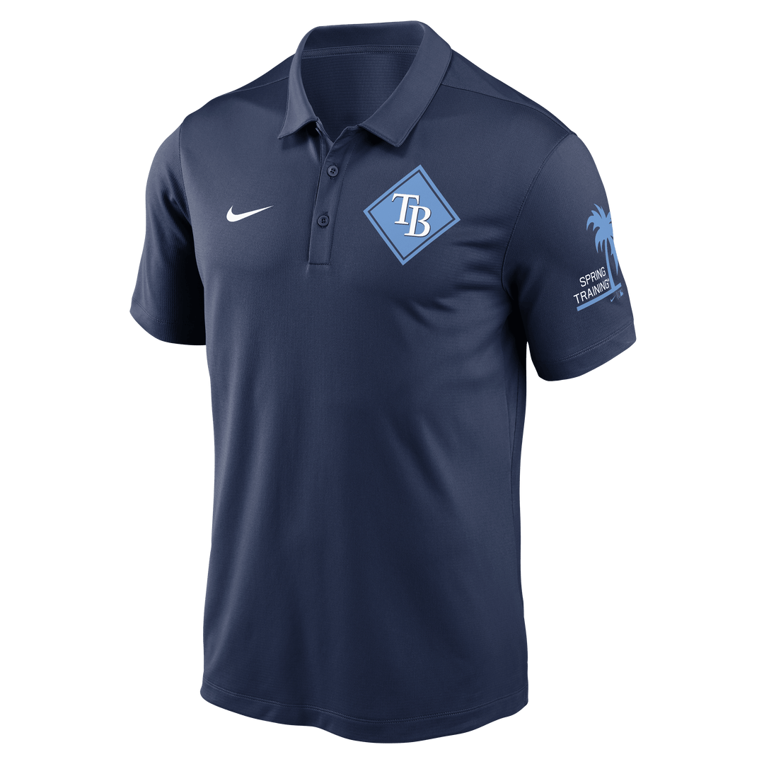 Rays Men's Nike Navy 2024 Spring Training Dri Fit Polo - The Bay Republic | Team Store of the Tampa Bay Rays & Rowdies