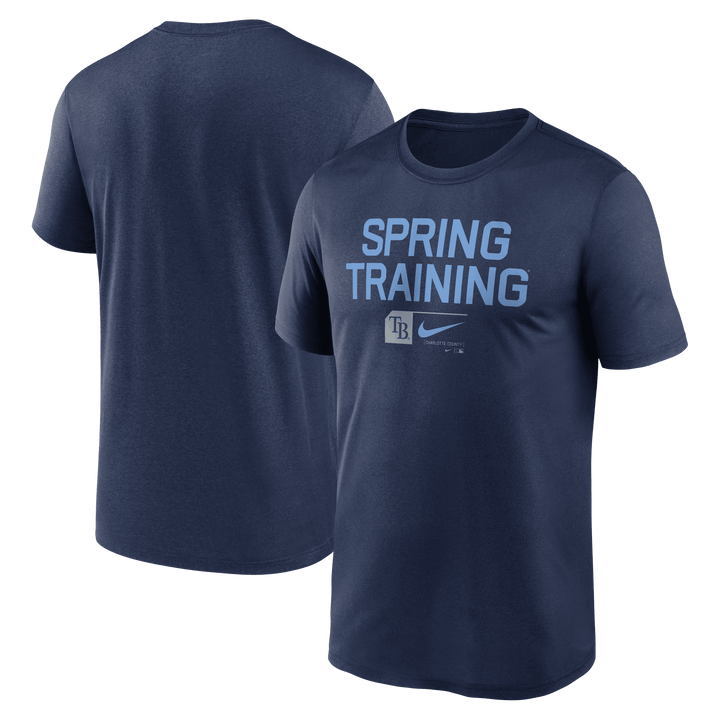 Rays Men's Nike Navy 2024 Spring Training Dri Fit T-Shirt - The Bay Republic | Team Store of the Tampa Bay Rays & Rowdies