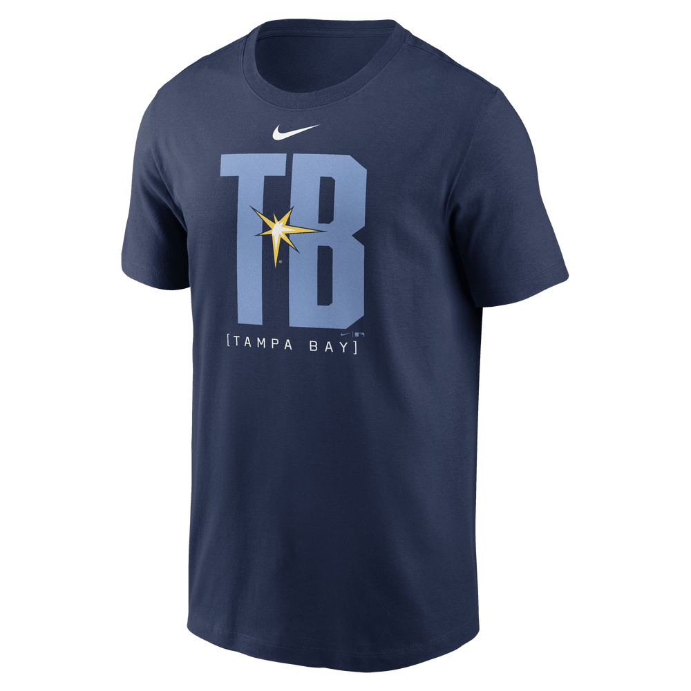 Tb Rays Burst Rays Youth Nike Navy TB Burst T-Shirt | The Bay Republic