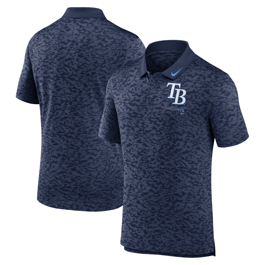 Rays Men's Nike Navy TB Next Level Dri Fit Polo Shirt - The Bay Republic | Team Store of the Tampa Bay Rays & Rowdies