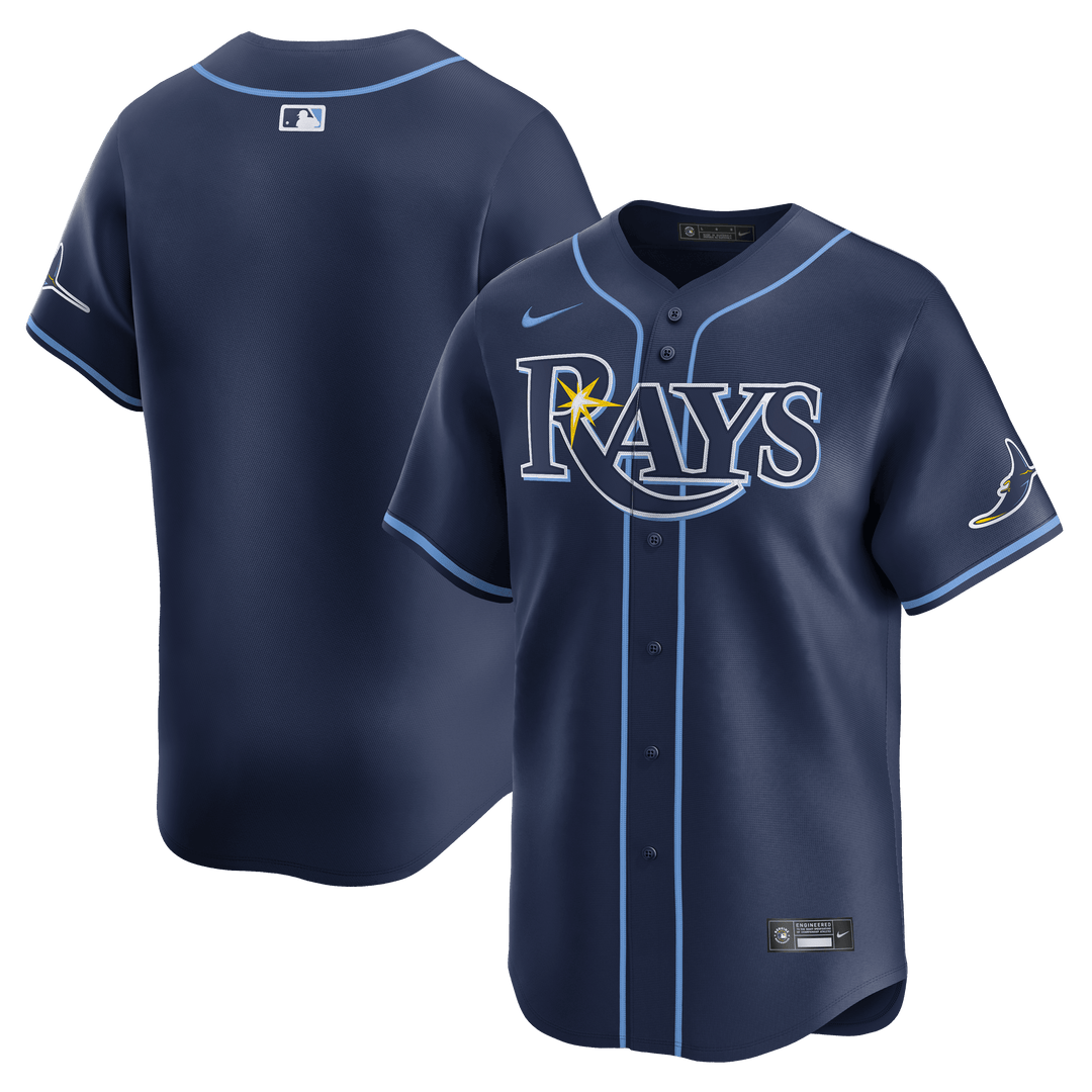 Rays Men's Nike Navy Vapor Limited Jersey - The Bay Republic | Team Store of the Tampa Bay Rays & Rowdies