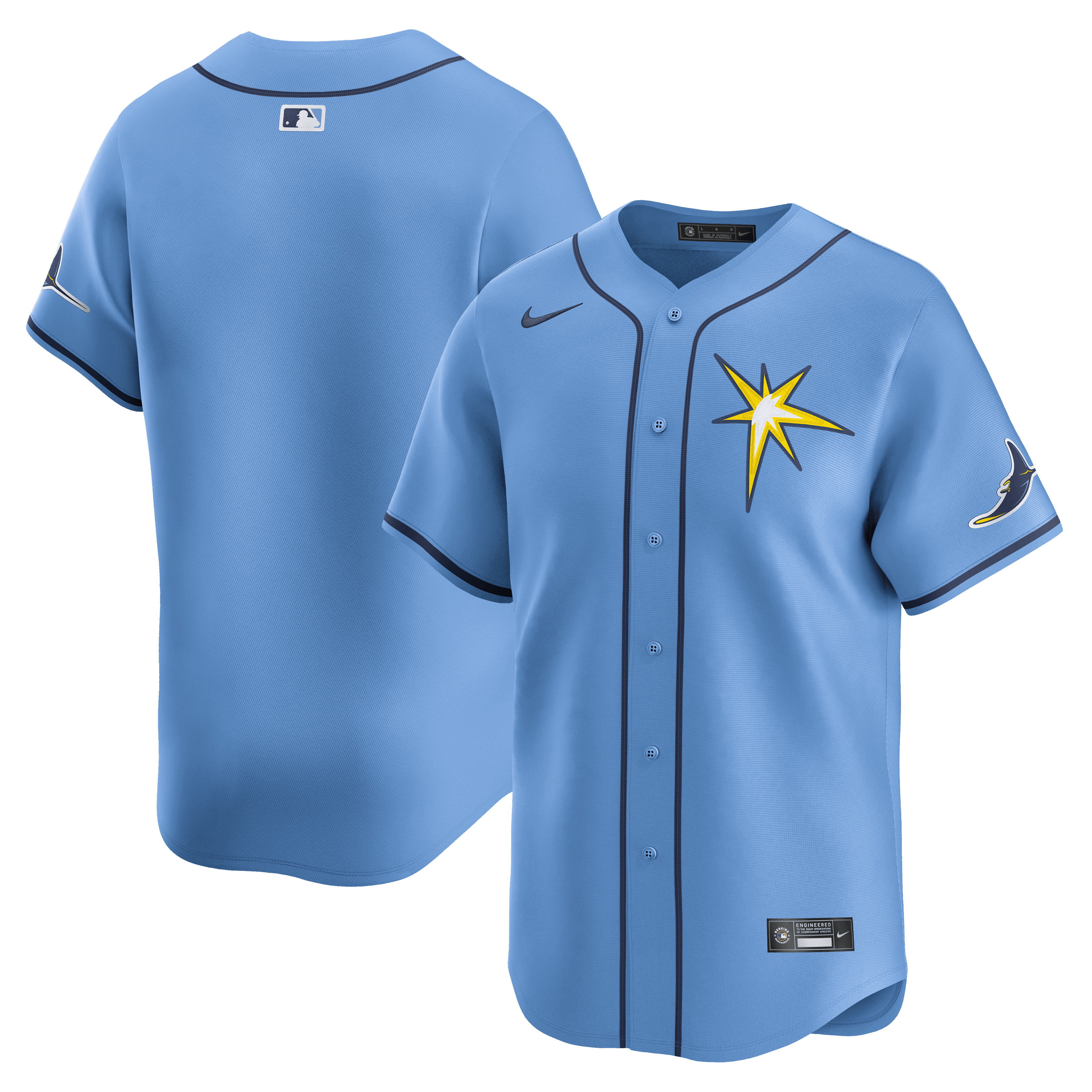 MLB Mitchell & Ness Tampa Bay Devil Rays #12 Baseball Jersey
