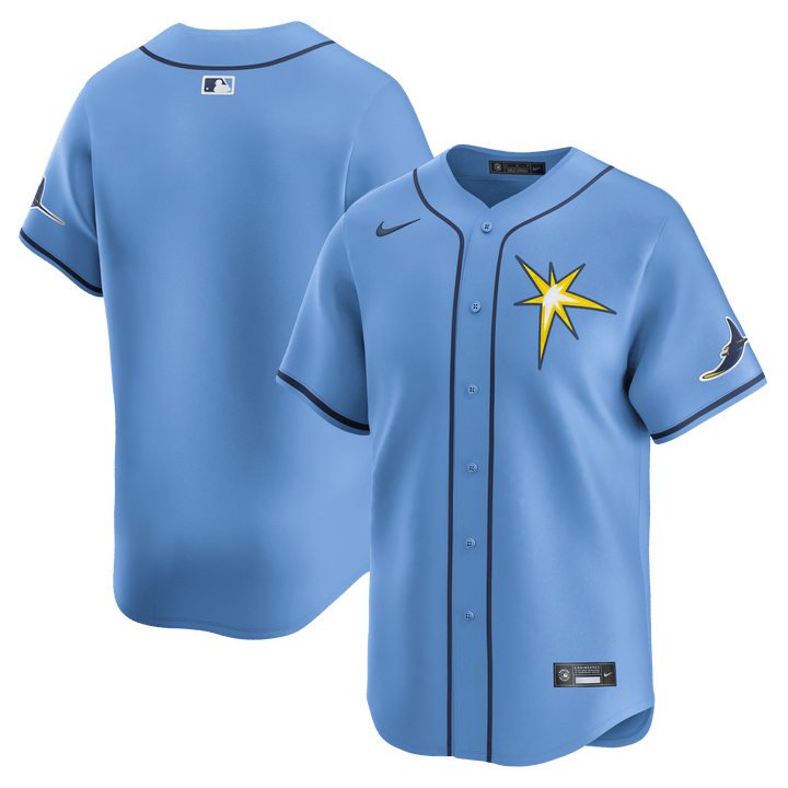 Rays Men's Nike Valor Blue Burst Vapor Limited Jersey - The Bay Republic | Team Store of the Tampa Bay Rays & Rowdies