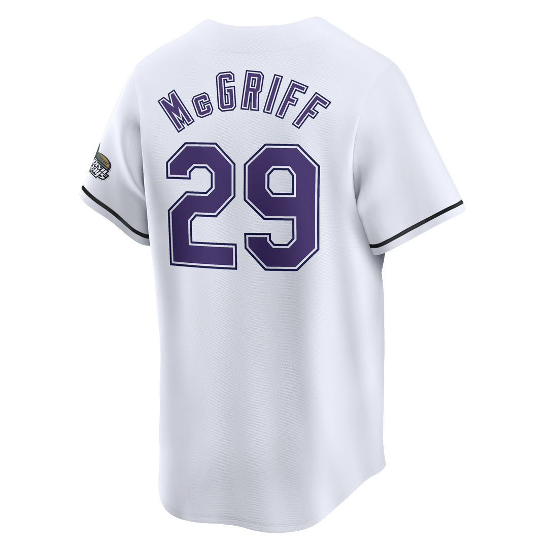 Rays Men's Nike White Devil Rays McGriff Cooperstown Vapor Limited Jersey - The Bay Republic | Team Store of the Tampa Bay Rays & Rowdies