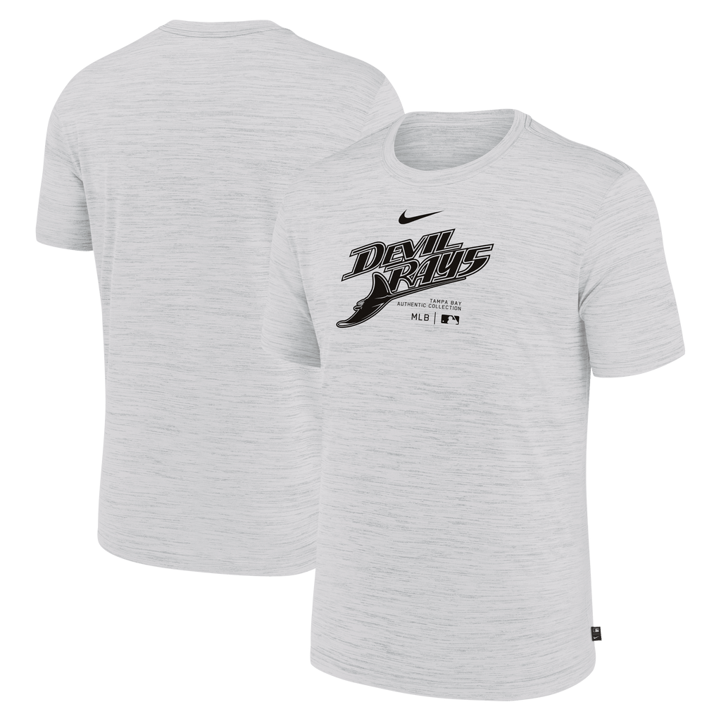 Rays Men's Nike White Grey Devil Rays Authentic Collection