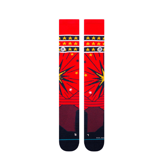 Rays MLB Men's Stance Red Boom Fourth of July Baseball Socks - The Bay Republic | Team Store of the Tampa Bay Rays & Rowdies