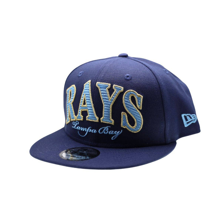 RAYS NAVY GOLDEN TB 9FIFTY NEW ERA SNAPBACK HAT - The Bay Republic | Team Store of the Tampa Bay Rays & Rowdies