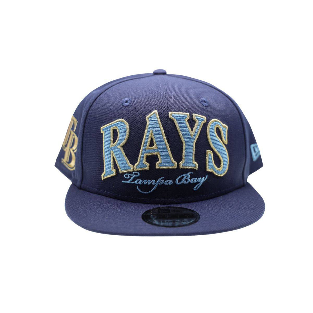 RAYS NAVY GOLDEN TB 9FIFTY NEW ERA SNAPBACK HAT - The Bay Republic | Team Store of the Tampa Bay Rays & Rowdies