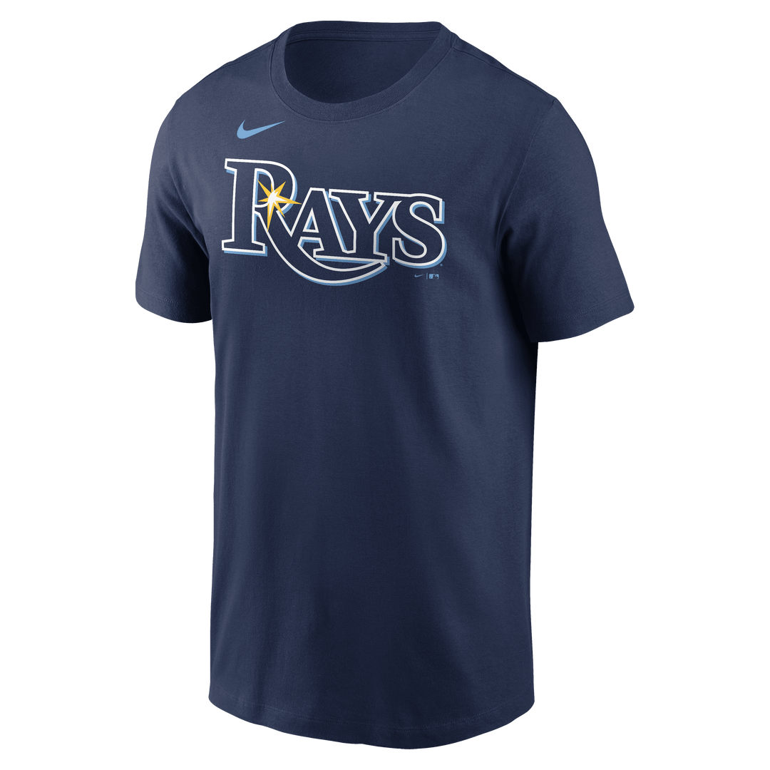 RAYS NAVY JOSE SIRI NAME AND NUMBER NIKE T-SHIRT - The Bay Republic | Team Store of the Tampa Bay Rays & Rowdies