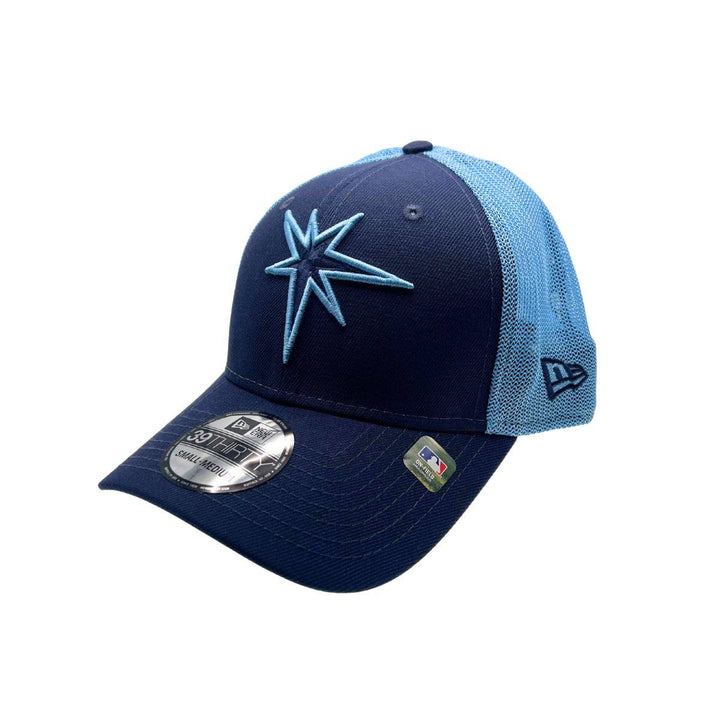 RAYS NAVY TWO TONE BURST FLEX FIT 39THIRTY NEW ERA HAT - The Bay Republic | Team Store of the Tampa Bay Rays & Rowdies