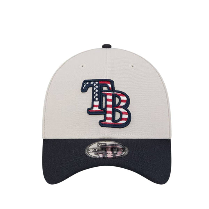 Rays New Era 2024 TB July Fourth 39Thirty Flex Fit Hat - The Bay Republic | Team Store of the Tampa Bay Rays & Rowdies