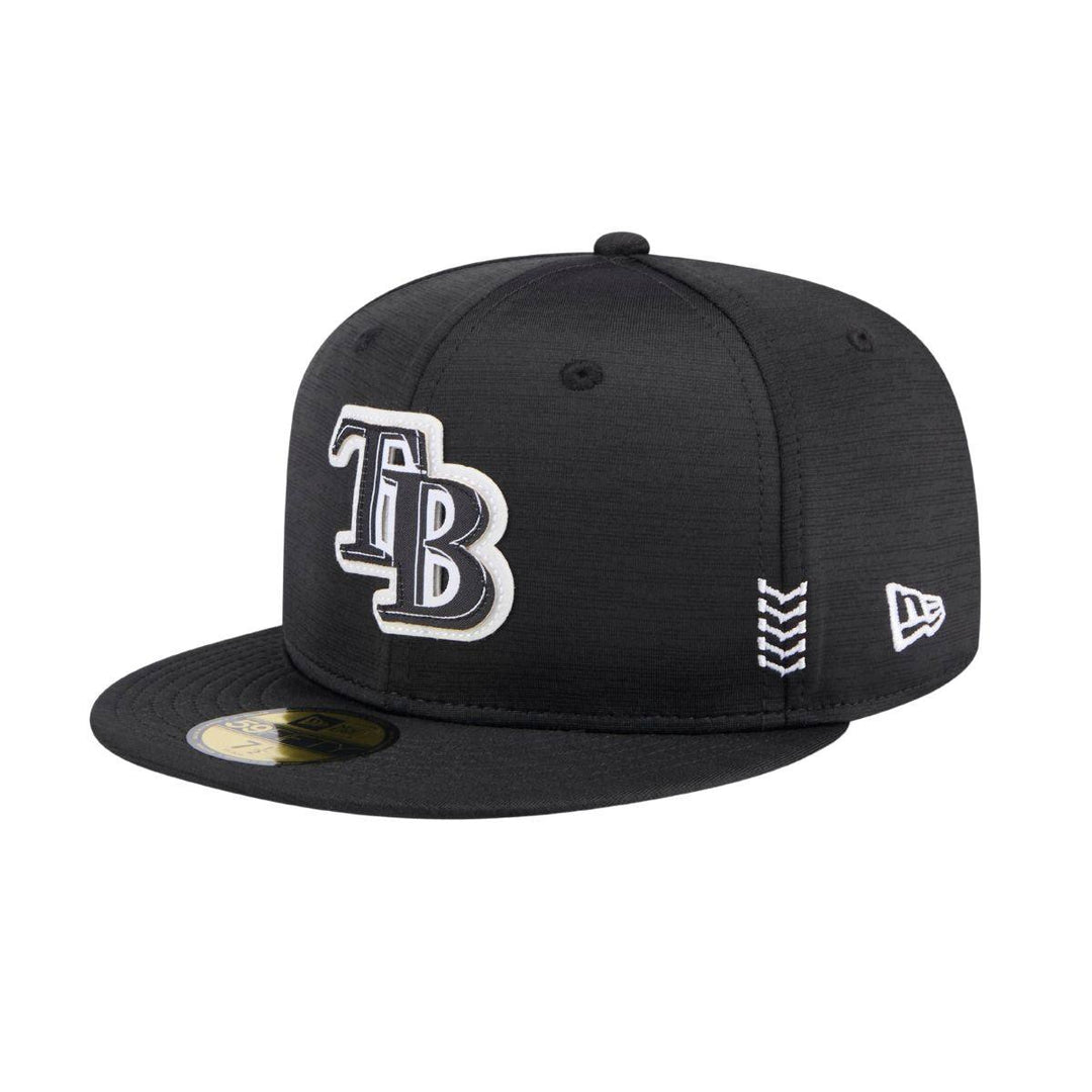 Rays New Era Black 2024 TB Clubhouse 59Fifty Fitted Hat - The Bay Republic | Team Store of the Tampa Bay Rays & Rowdies