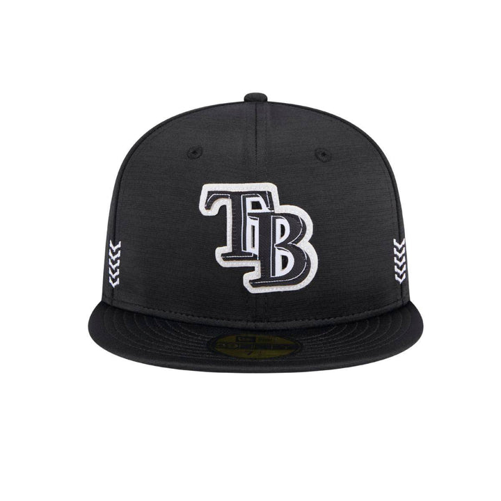 Rays New Era Black 2024 TB Clubhouse 59Fifty Fitted Hat - The Bay Republic | Team Store of the Tampa Bay Rays & Rowdies