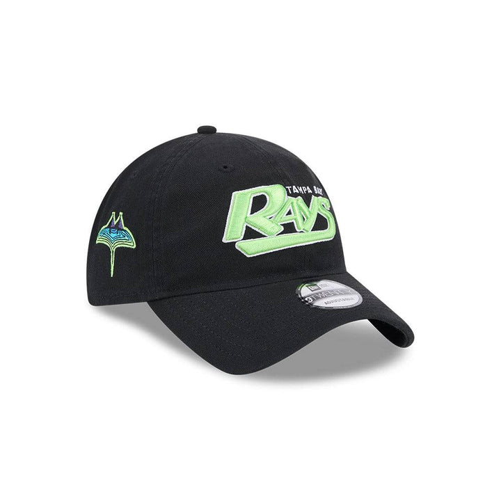 Rays New Era Black & Green City Connect 9Twenty Adjustable Hat - The Bay Republic | Team Store of the Tampa Bay Rays & Rowdies