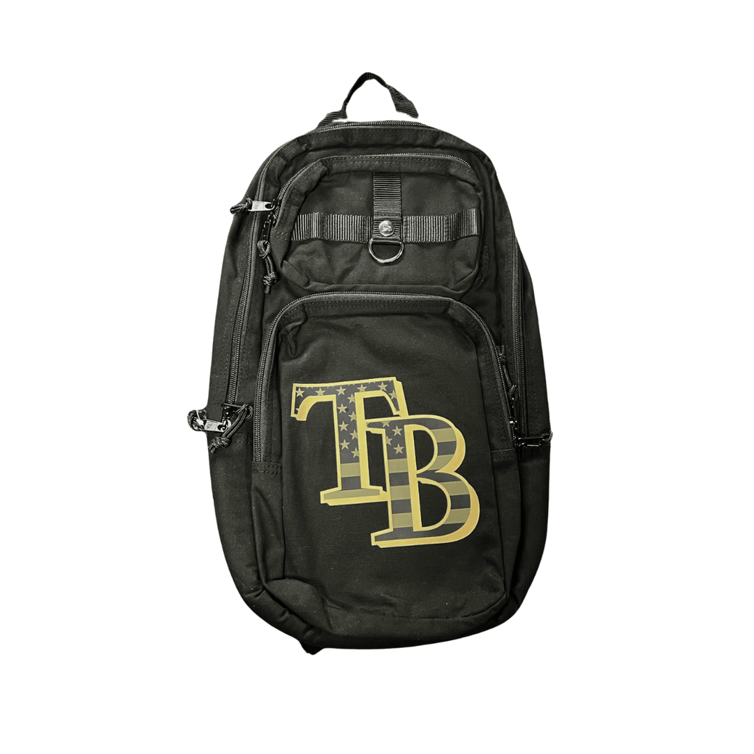 Rays New Era Black Armed Forces Slim Pack Backpack - The Bay Republic | Team Store of the Tampa Bay Rays & Rowdies