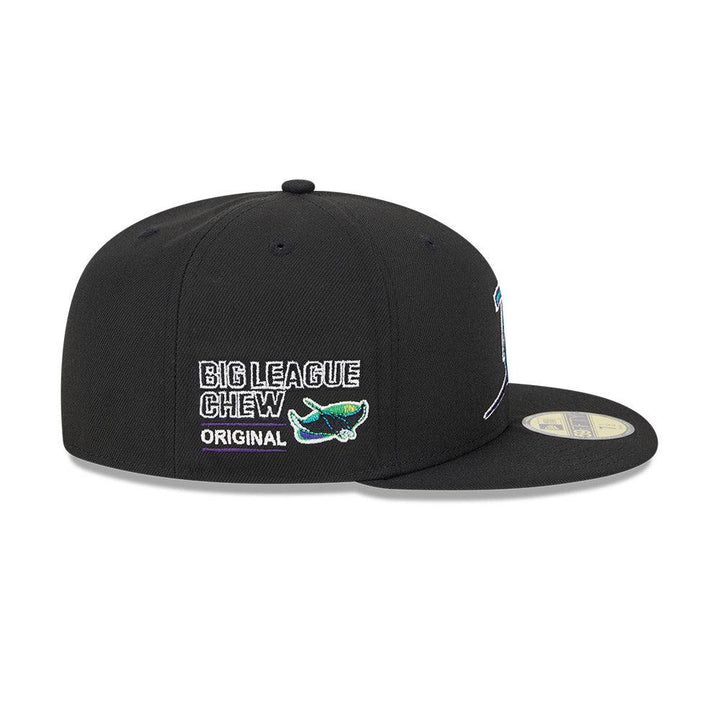 Rays New Era Black Big League Chew Original Devil Rays Coop 59Fifty Fitted Hat - The Bay Republic | Team Store of the Tampa Bay Rays & Rowdies