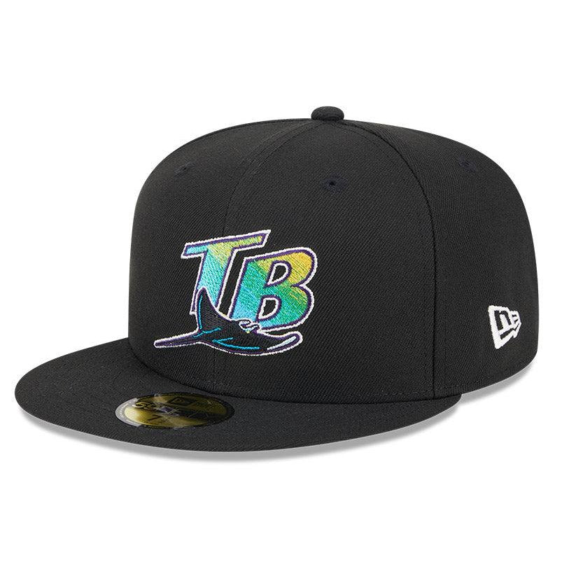 Rays New Era TB Coop Black 59Fifty Fitted Hat