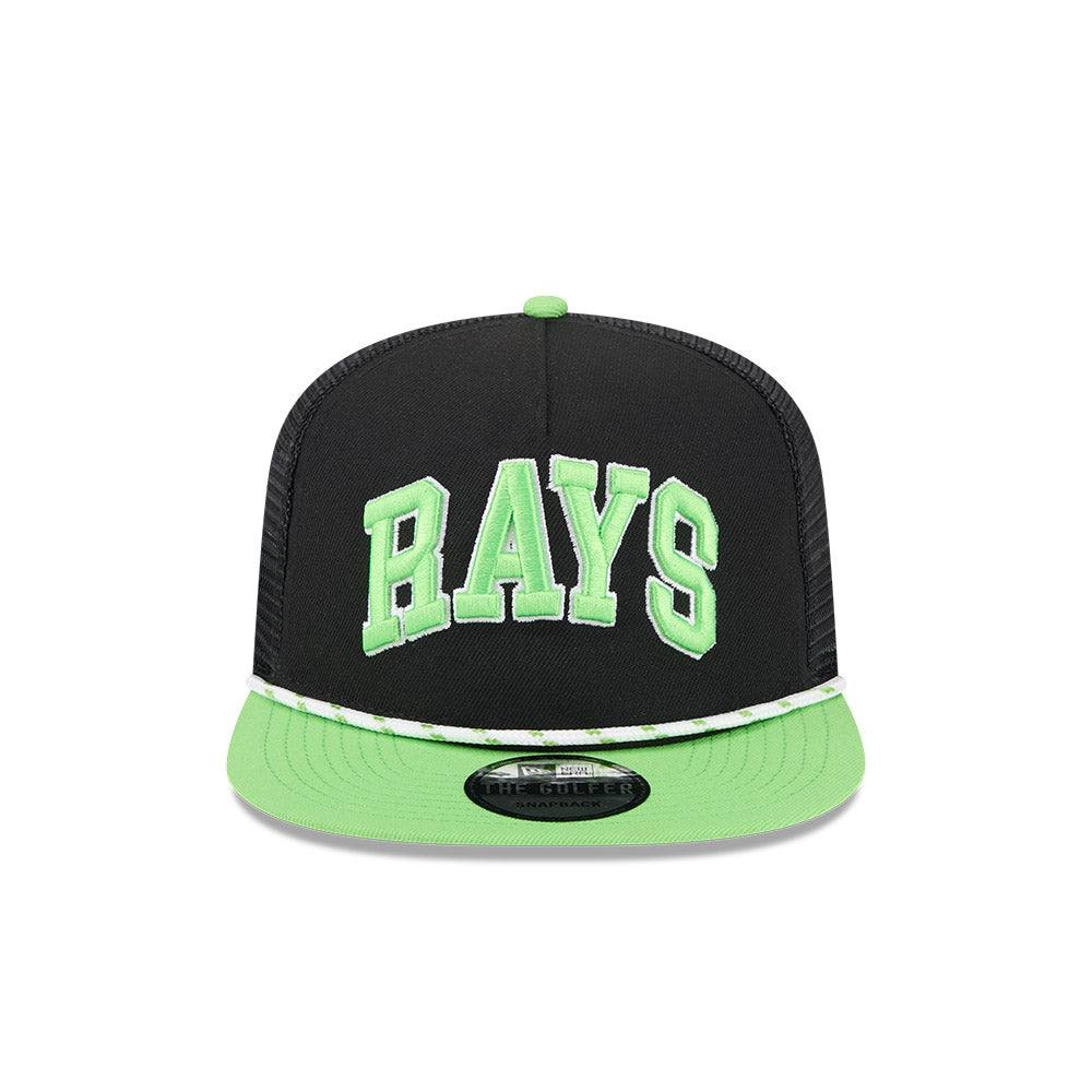 Rays New Era Black Green City Connect Golfer Snapback Hat - The Bay Republic | Team Store of the Tampa Bay Rays & Rowdies