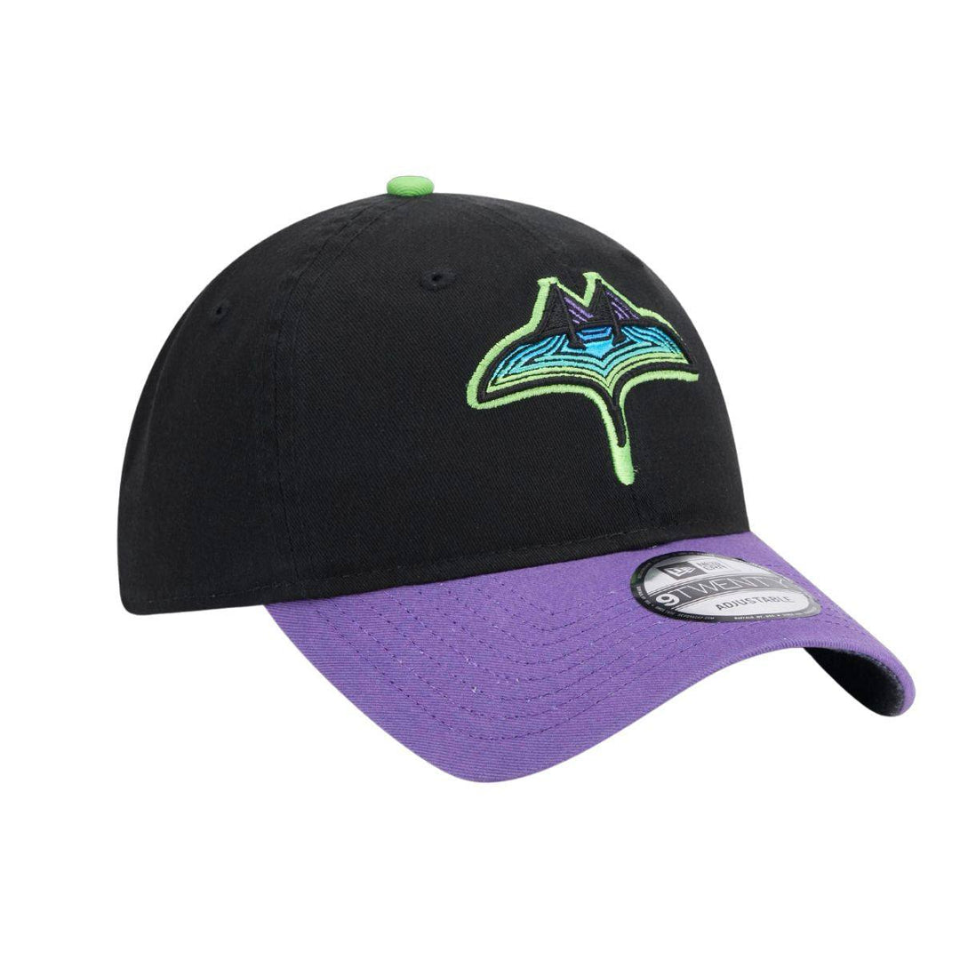 Rays New Era Black Purple City Connect 9Twenty Adjustable Hat - The Bay Republic | Team Store of the Tampa Bay Rays & Rowdies