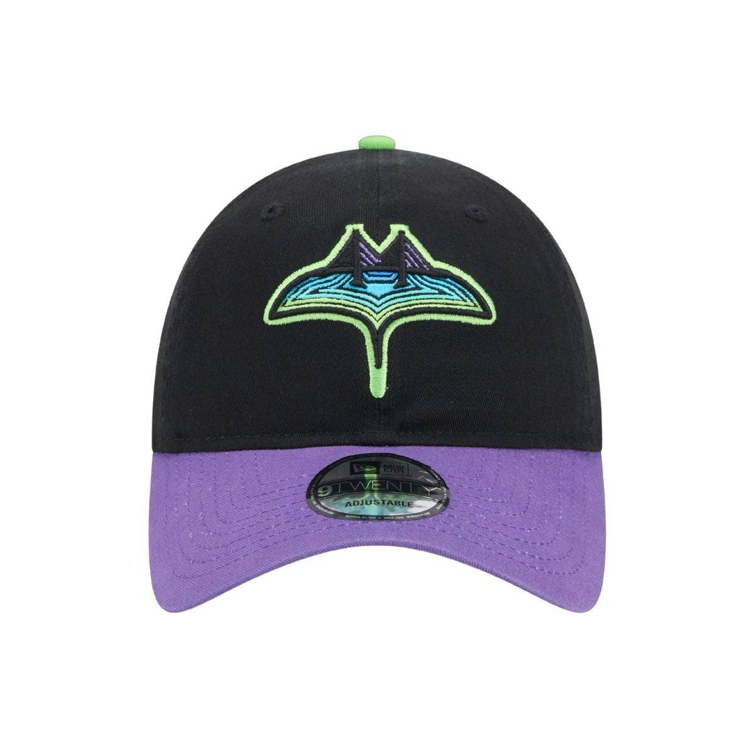 Rays New Era Black Purple City Connect 9Twenty Adjustable Hat - The Bay Republic | Team Store of the Tampa Bay Rays & Rowdies