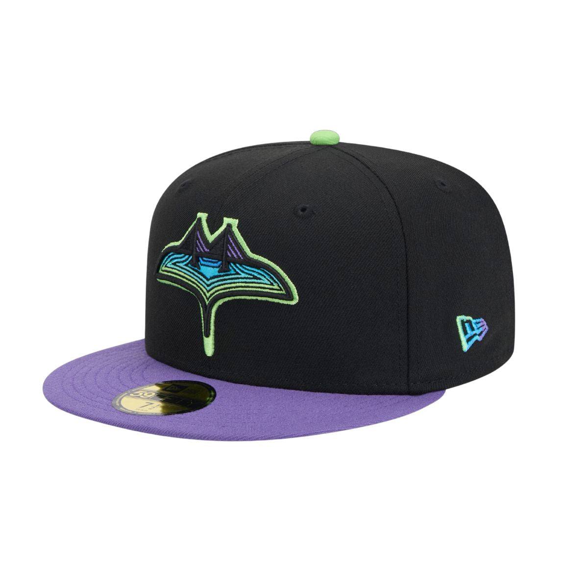 Tampa Bay Rays New Era Black Purple City Connect On Field 59Fifty Fitted Hat The Bay Republic