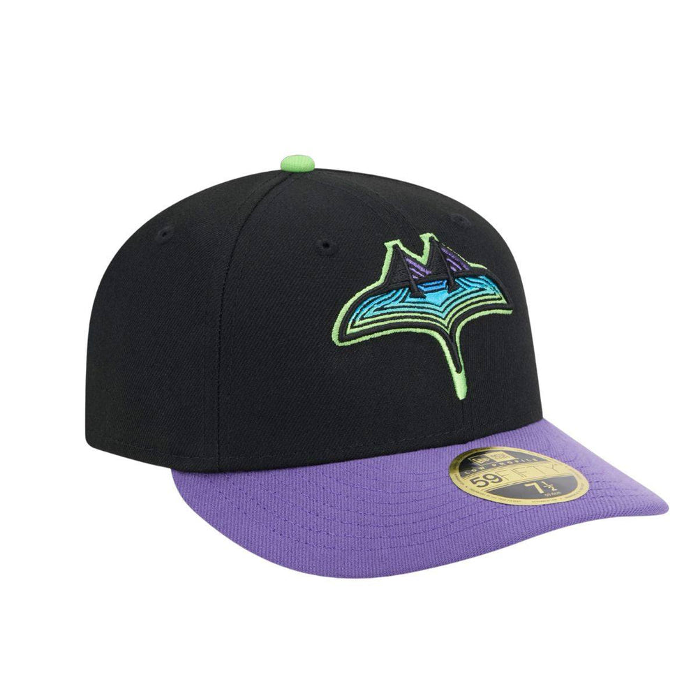 Rays New Era Black Purple City Connect On Field Low Profile 59Fifty Fitted Hat - The Bay Republic | Team Store of the Tampa Bay Rays & Rowdies