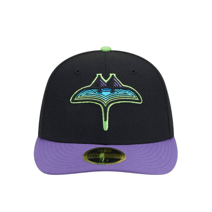 Rays New Era Black Purple City Connect On Field Low Profile 59Fifty Fitted Hat - The Bay Republic | Team Store of the Tampa Bay Rays & Rowdies