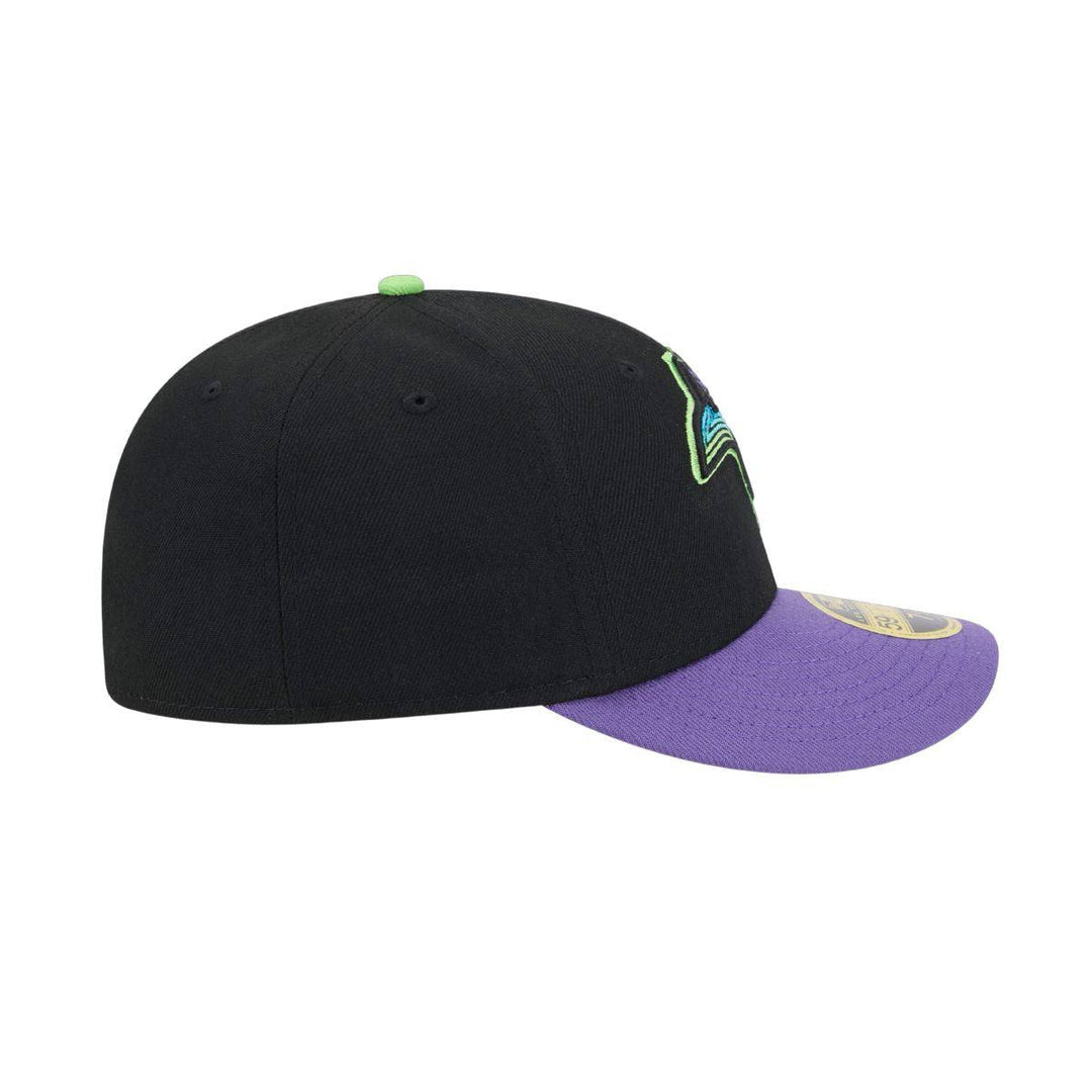 Rays New Era Black Purple City Connect On Field Low Profile 59Fifty Fitted Hat - The Bay Republic | Team Store of the Tampa Bay Rays & Rowdies