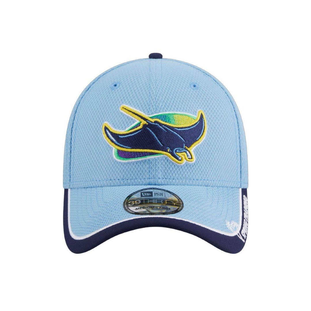 Rays New Era Columbia Blue Spring Training Alt 39Thirty Flex Fit Hat - The Bay Republic | Team Store of the Tampa Bay Rays & Rowdies