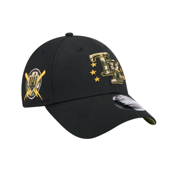 Rays New Era Green 2024 Armed Forces 9Forty Stretch Snap Hat - The Bay Republic | Team Store of the Tampa Bay Rays & Rowdies