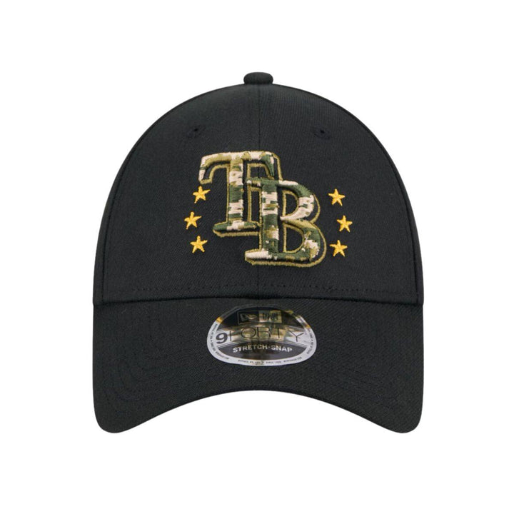 Rays New Era Green 2024 Armed Forces 9Forty Stretch Snap Hat - The Bay Republic | Team Store of the Tampa Bay Rays & Rowdies