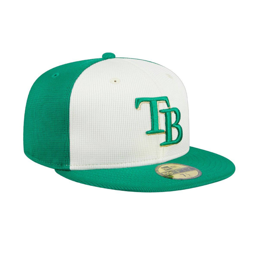 Rays New Era Green White 2024 St. Patrick's Day On-Field 59Fifty Fitted Hat - The Bay Republic | Team Store of the Tampa Bay Rays & Rowdies