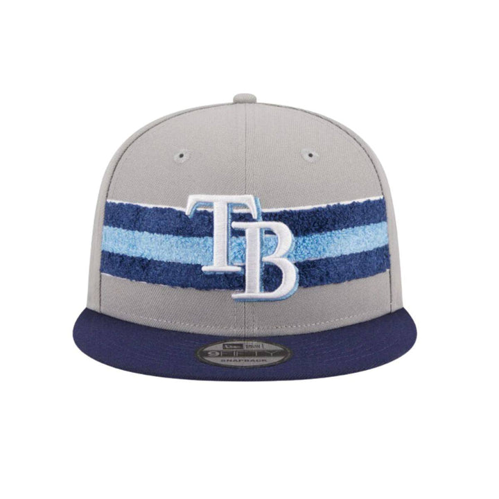 Rays New Era Grey & Navy Band 9Fifty Snapback Hat - The Bay Republic | Team Store of the Tampa Bay Rays & Rowdies