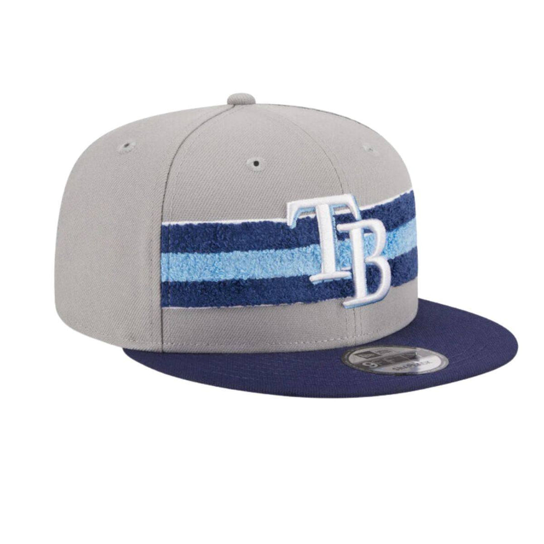 Rays New Era Grey & Navy Band 9Fifty Snapback Hat - The Bay Republic | Team Store of the Tampa Bay Rays & Rowdies