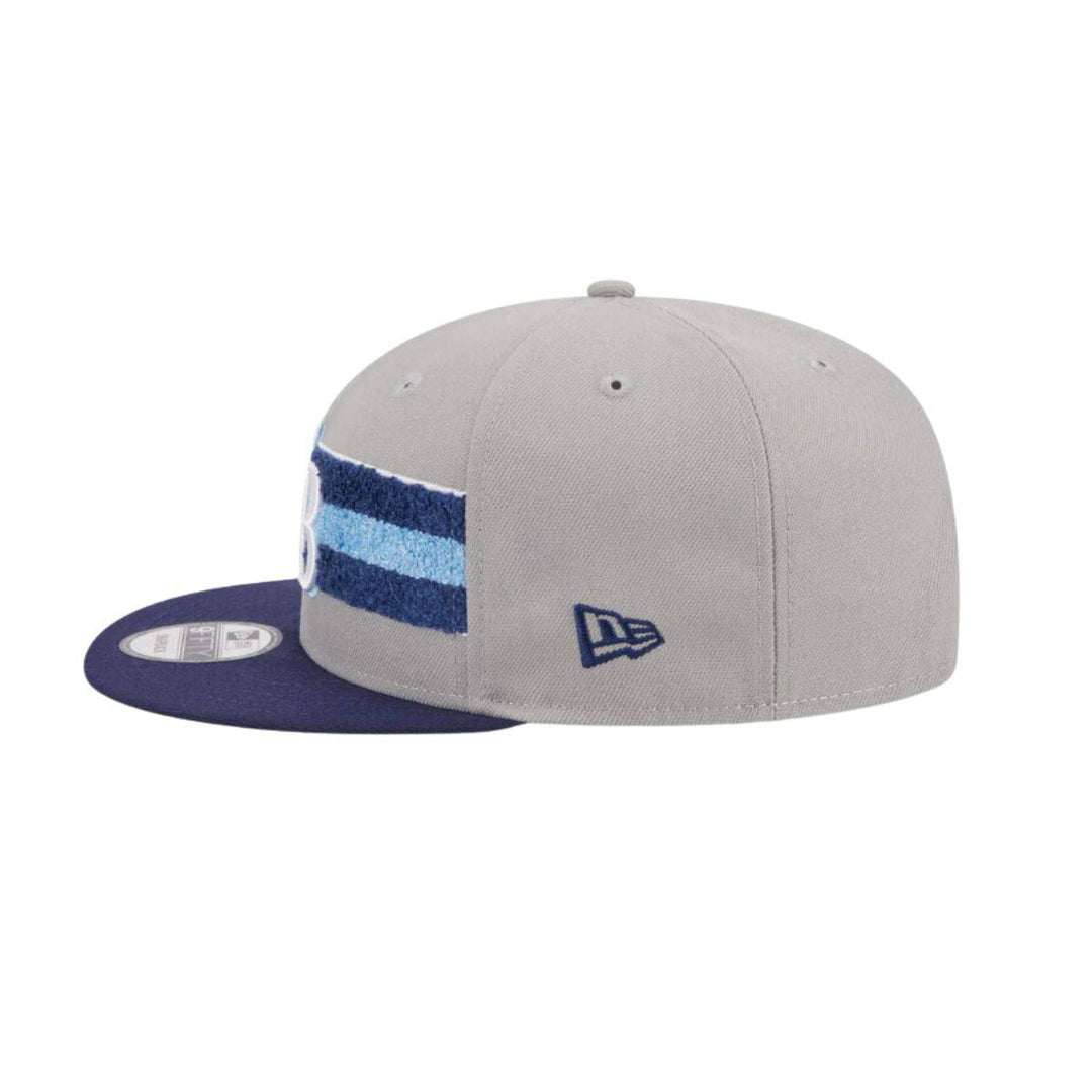 Rays New Era Grey & Navy Band 9Fifty Snapback Hat - The Bay Republic | Team Store of the Tampa Bay Rays & Rowdies